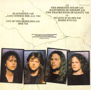 METALLICA: ...And Justice For All (1988) (Japanese SHM-CD Reissue 2010)