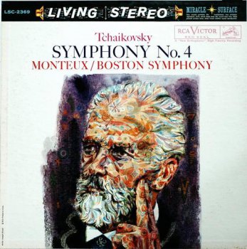 Tchaikovsky: Boston Symphony Orchestra / Pierre Monteux conductor - Symphony No.4 (RCA Victor Red Seal US LP VinylRip 24/96) 1960