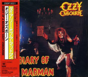 Ozzy Osbourne - Diary Of A Madman (CBS / Sony Japan Non-Remaster 2nd Press 1988) 1981