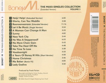 BONEY M: The Maxi-Singles Collection, Volume 3 (2006) (ESCD 20066-2)