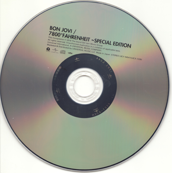 BON JOVI: 7800° Fahrenheit (1985) (SHM-CD, Japan, Special Edition 2010)