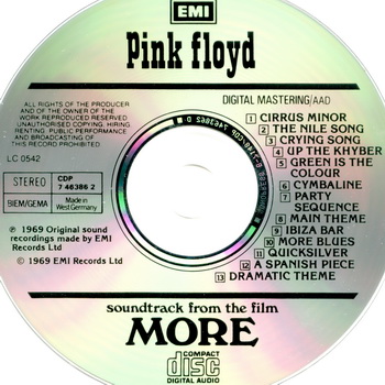 Pink Floyd - More 1969 (1987, 1st West German issue)
