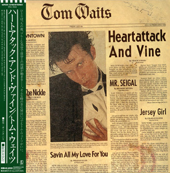 TOM WAITS: Heartattack And Vine (1980) (2010, Japan mini LP, WPCR-13780)