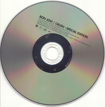 BON JOVI: Crush (2000) (SHM-CD, Japan, Special Edition 2010)