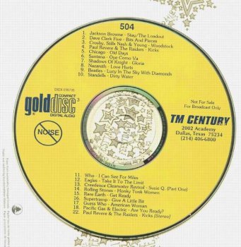 TM Century -gold disc vol.504 [2002 Academy, Dallas,Texas,USA]