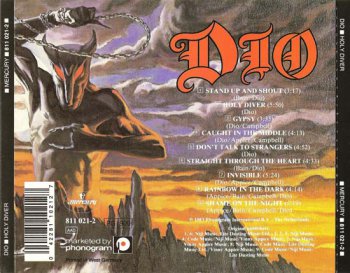 DIO: Holy Diver (1983) (1st Press, West Germany, Mercury 811021-2)