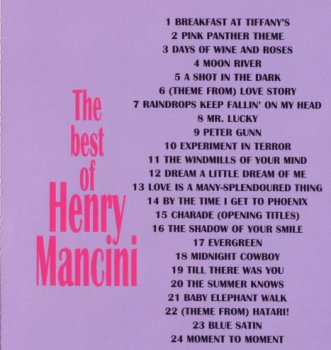 Henry Mancini  - BEST  1997