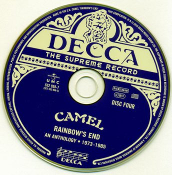 Camel - Rainbow's End: Camel Anthology 1973-1985 (4CD Box Set Decca Records) 2010
