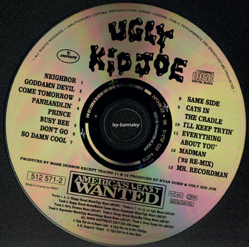 UGLY KID JOE: America's Least Wanted (1992) (Mercury, Made in Germany)