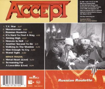 Accept - Russian Roulette (1986) (Remastered Edition 2002)