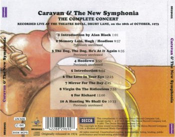 Caravan & New Symphonia, The - Caravan & The New Symphonia (1974)[ Remastered, 2001]