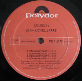 Jean Michel Jarre - Equinoxe (Polydor PD-1-6175, VinylRip 24bit/96kHz) (1978)