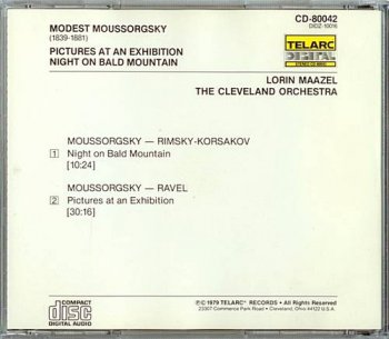 The Cleveland Orchestra & Lorin Maazel - 1979 ©  Pictures At An Exhibition | Night On Bald Mountain