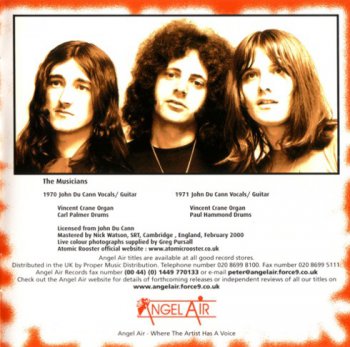 Atomic Rooster - Live And Raw-70/71 (2000)