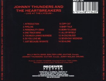 Johnny Thunders And The Heartbreakers – Live At The Lyceum (1984)