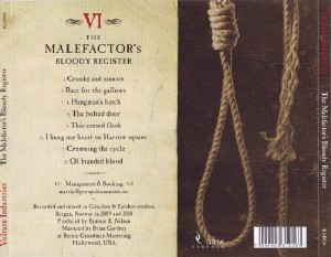 Vulture Industries - The Malefactor's Bloody Register (2010) APE