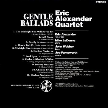 Eric Alexander Quartet - Gentle Ballads (Japanese Edition) 2005