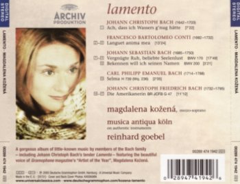 Magdalena Kozena – Lamento [Bach, Conti] (2005)
