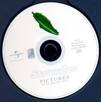 Status Quo Pictures: 40 Years Of Hits &#9679; 4CD Box Set EarBooks