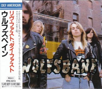 Wolfsbane - Live Fast, Die Fast (Def American / Nippon Japan 1st Press) 1989