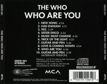The Who - Who Are You - 1978 (MFSL)