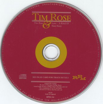 Tim Rose ©1970 - Tim Rose & Love, a Kind of Hate Story
