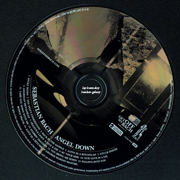 SEBASTIAN BACH: Angel Down (2007, Caroline, EMI TOCP-66727, Made in Japan)