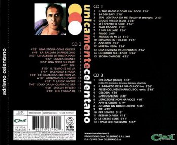 Adriano Celentano - Unicamente Celentano (3CD) 2006