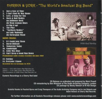 Hardin & York - The World's Smallest Bigband (1970) [2008  Remast.] 