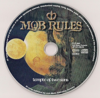Mob Rules - Temple Of Two Suns