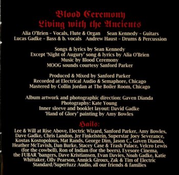 Blood Ceremony - Living With The Ancients (2011)
