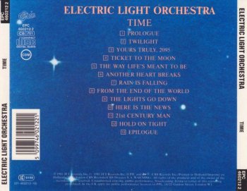 Electric Light Orchestra - Time - 1981(EPC 460212 2 Austria 1987)