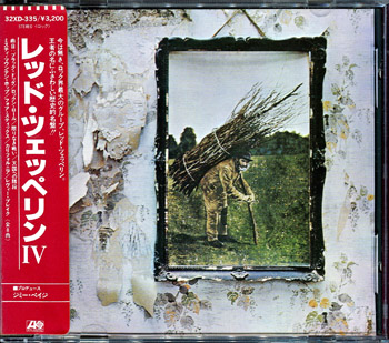 LED ZEPPELIN: IV (1971) (1985, Japan, 32XD-335)
