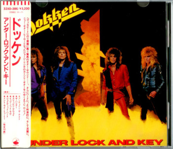 Dokken: Under Lock And Key (1985) (1986, Japan, 32XD-386, 1st press)