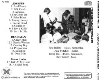 Josefus - Josefus/Dead Man 1970/1970  (2001)