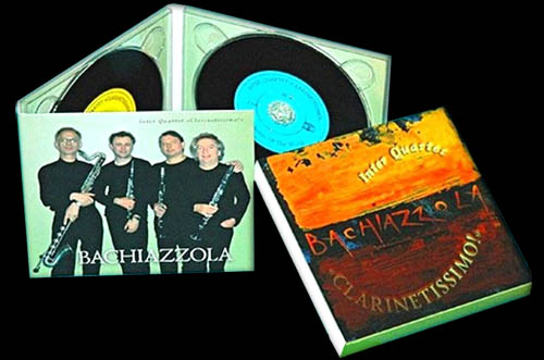 Inter Quartet "Clarinetissimo!" - Bachiazzola - 2008 (mini LP digi-pack)
