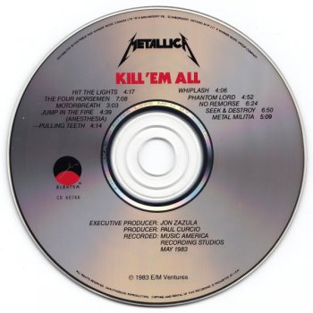 Metallica - Kill 'Em All (4 Versions) 1983