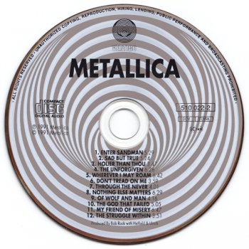 Metallica - Metallica (6 Versions) 1991