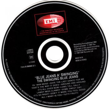 The Swinging Blue Jeans - Blue Jeans A' Swinging (1964) (Remastered 1997)