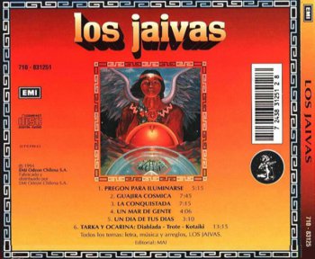 Los Jaivas - Los Jaivas  (El Indio) 1975 (EMI Odeon Chilena 1994) 