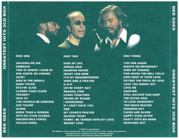 Bee Gees - Greatest Hits [3CD] (2009)