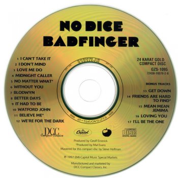 Badfinger - No Dice (1970) [1997]