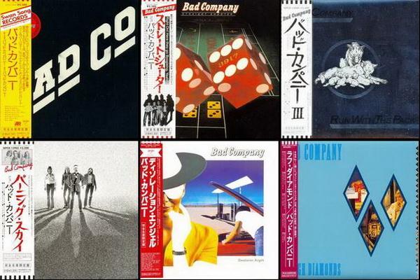 Bad Company: 6 Albums &#9679; 1974 Bad Company/1978 Straight Shooter/1976 Run With The Pack/1977 Burnin' Sky/1979 Desolation Angels/1982 Rough Diamonds &#9679; Warner Music Japan Mini LP CD 2010