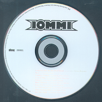 Tony Iommi: IOMMI (2000) (Priority Records, Divine Recordings, P2 27857, Made in USA)