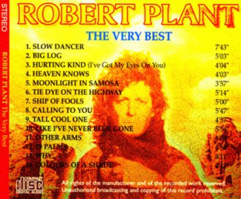 Robert PLant - The Very Best 1995 (Bootleg)