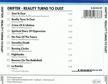 Drifter - Reality Turns to Dust 1988