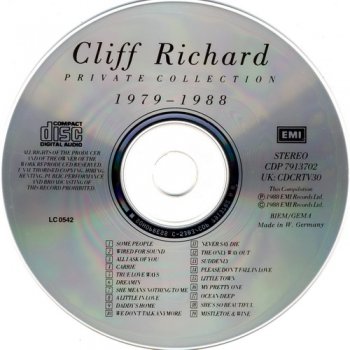 Cliff Richard - Private Collection 1979-1988 (Remaster 1988)