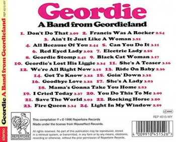 Geordie - A Band From Geordieland (1996)