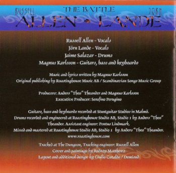Russel Allen & Jorn Lande - The Battle (2005)