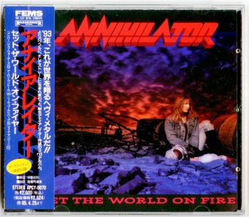 Annihilator - Set the world on fire 1993 [APCY-8070, Japan]